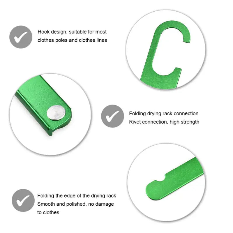 the green plastic bottle opener is shown with the instructions