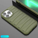 the green case is designed to protect the phone from scratches