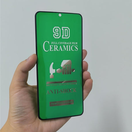 Green ceramic screen protector.