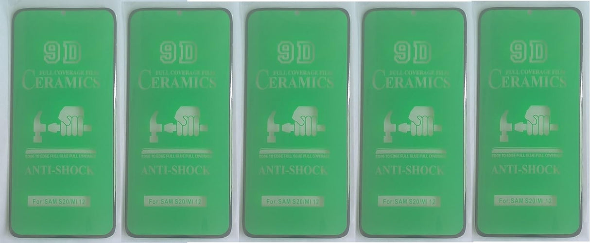 Green ceramic screen protectors.