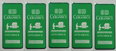 Green ceramic screen protectors.