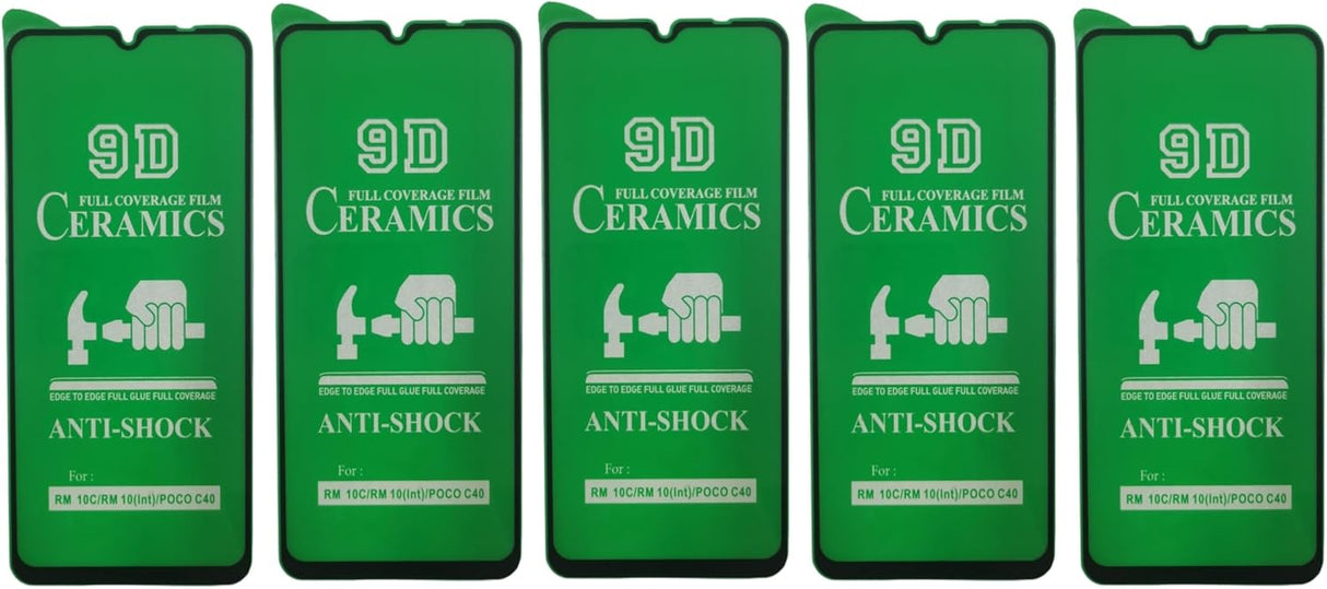 Green ceramic screen protectors.