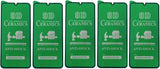 Green ceramic screen protectors.