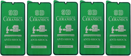 Green ceramic screen protectors.