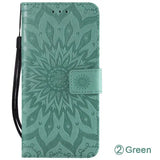 the mandal pattern wallet case for samsung phones