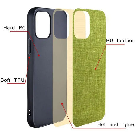 the back of a green iphone case with the text, `’’ and’’ ’