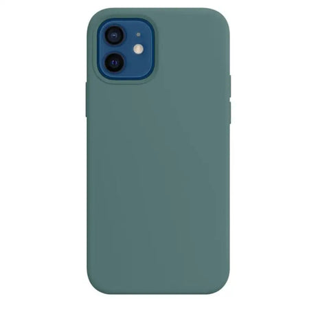 the back of a green iphone case