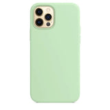 the back of a green iphone case