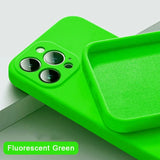 the case is green and has a phone holder