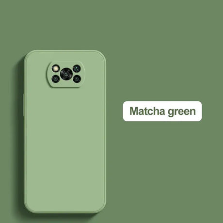 A green iphone case with the text’match green ’