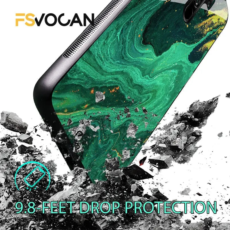 the green marble marble iphone case