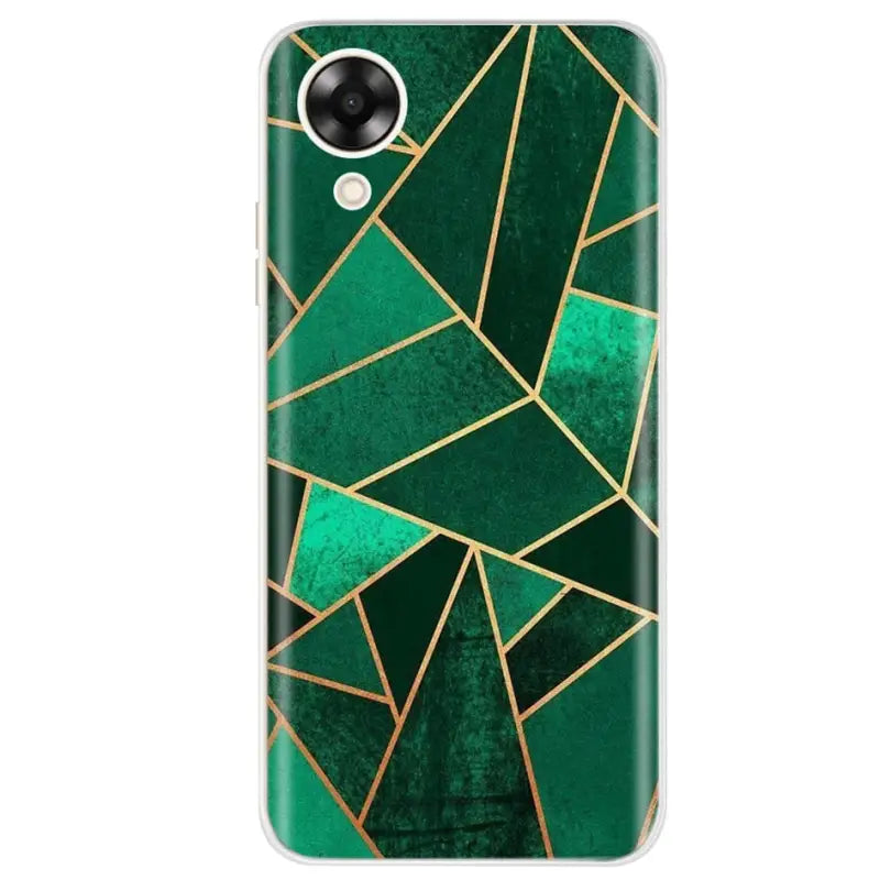 green marble phone case