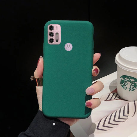 Green Motorola phone case.