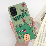 a person holding a phone case with a cartoon character on it