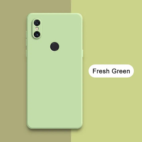 a green iphone case with the text fresh green