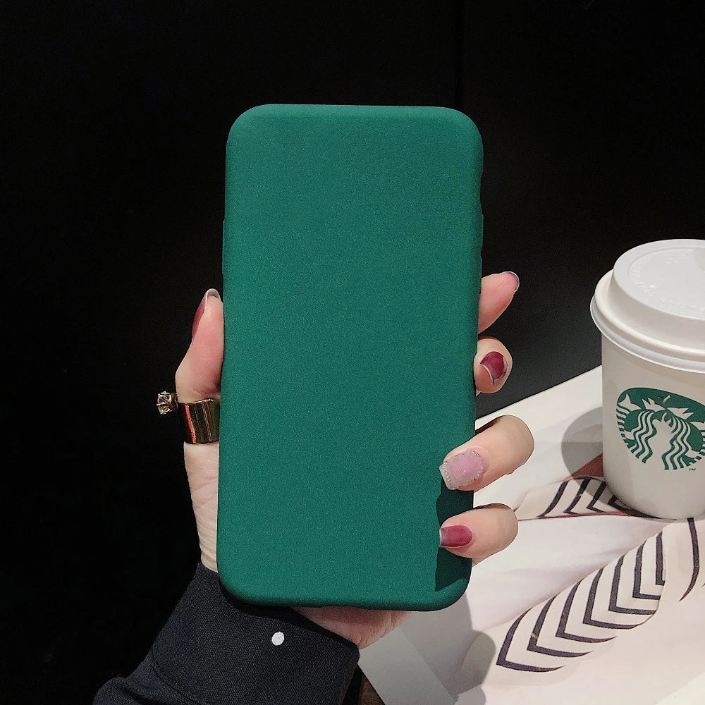 Green phone case.