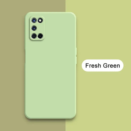 a green iphone case with the text fresh green