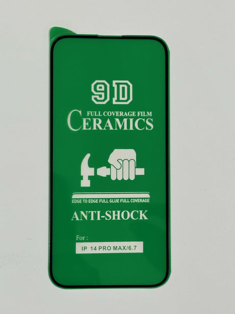 Green phone screen protector.