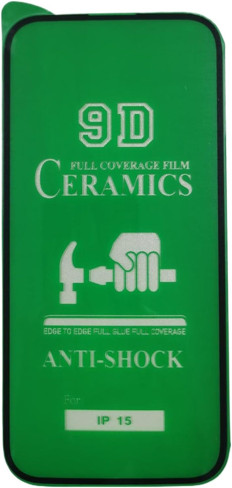 Green phone screen protector.
