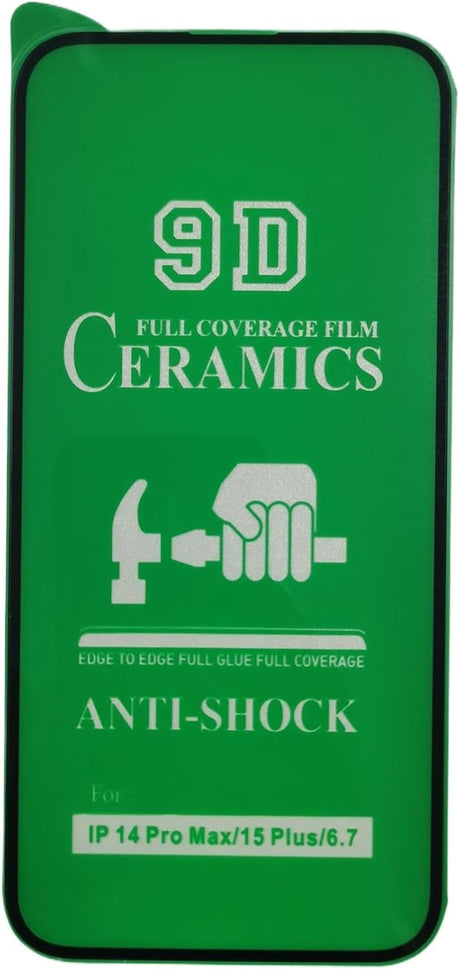 Green phone screen protector.