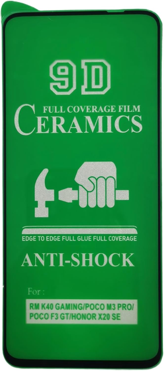 Green phone screen protector.