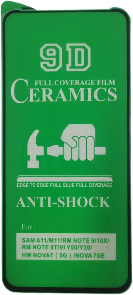 Green phone screen protector.