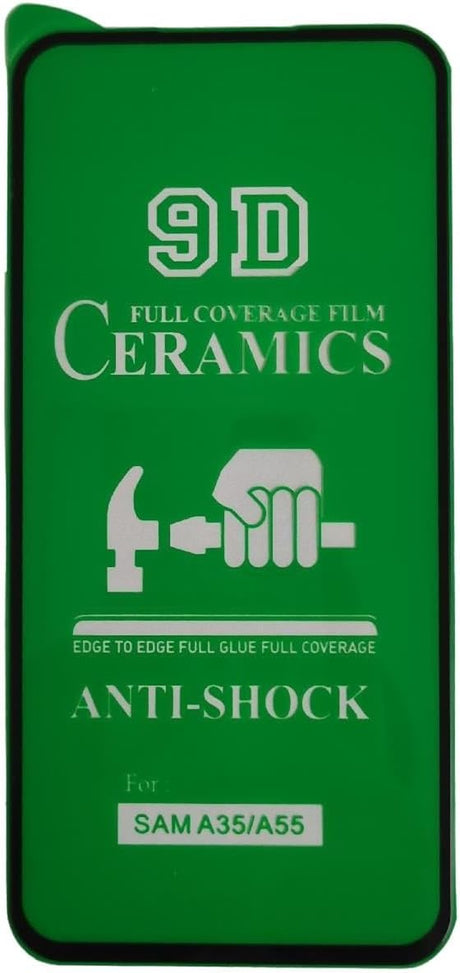 Green phone screen protector.