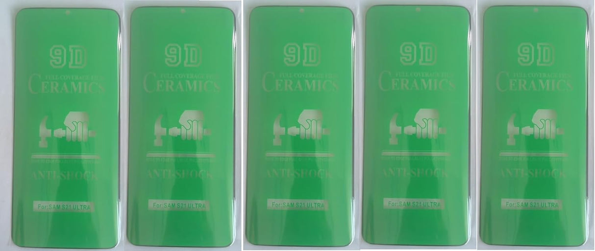 Green phone screen protectors.