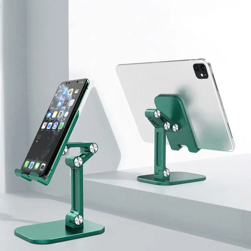 the green stand is attached to the phone