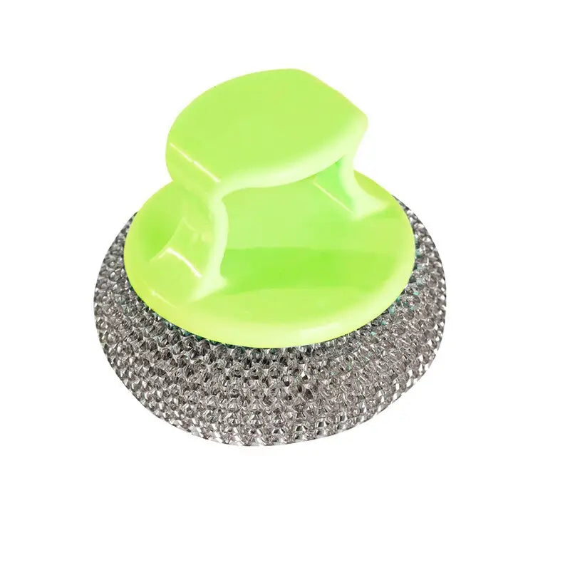 a green polisher with a diamond on top