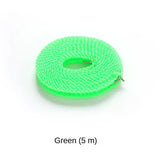 a green rope with a hook