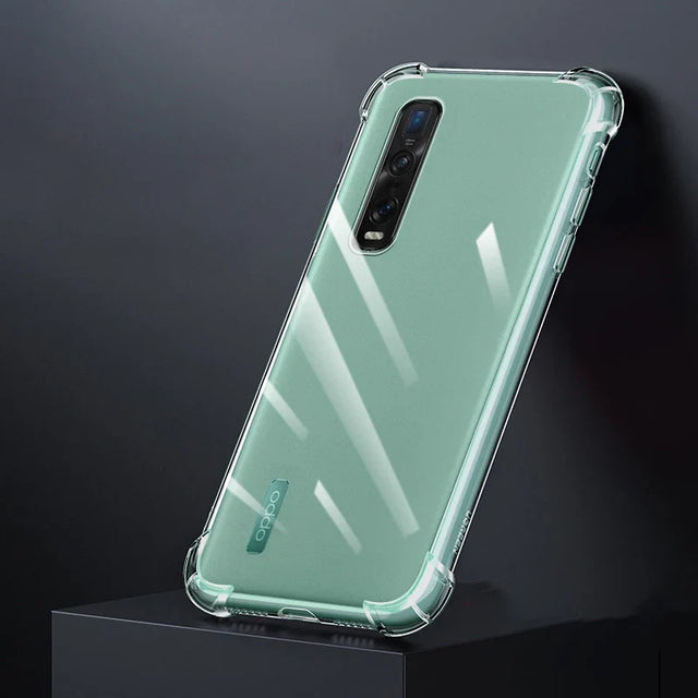 the back of a green samsung phone case