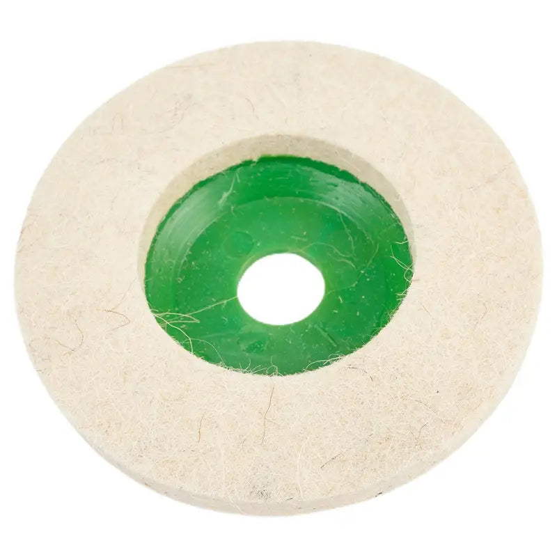 a white and green colored wheel