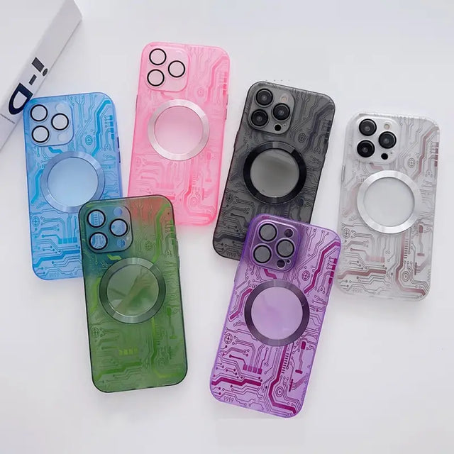 a group of cell cases with different designs