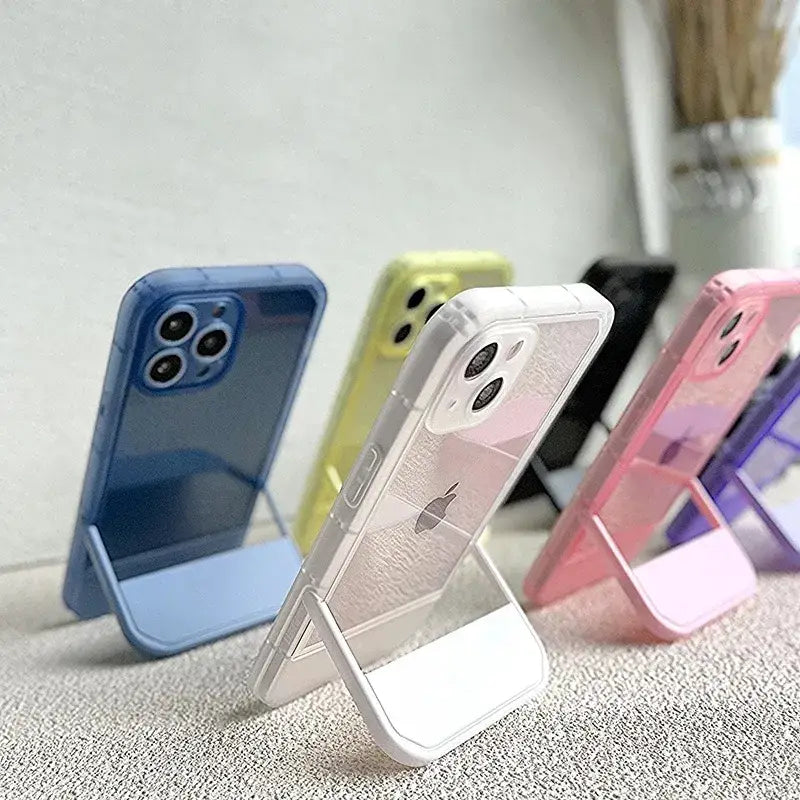 a group of four different colored cases