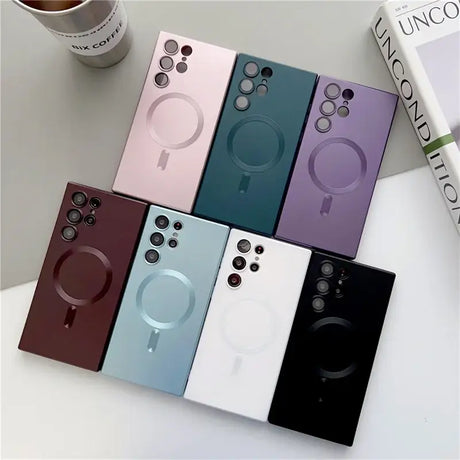 A group of four different colored cases