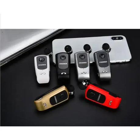 A group of four different colors of cell phones
