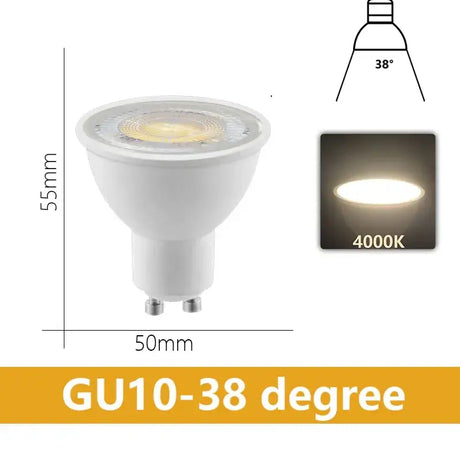 Gu10 3w led spotlight bulb with dimmer