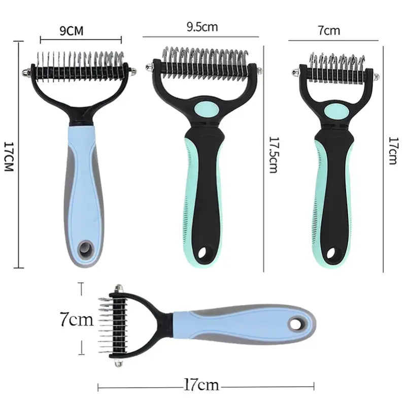 the hair brush and comb set