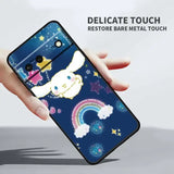 a hand holding a phone case with a unicorn on it
