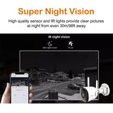 a hand holding a smart camera with the text super night vision