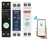 A hand holding a smart phone with an ear electric app