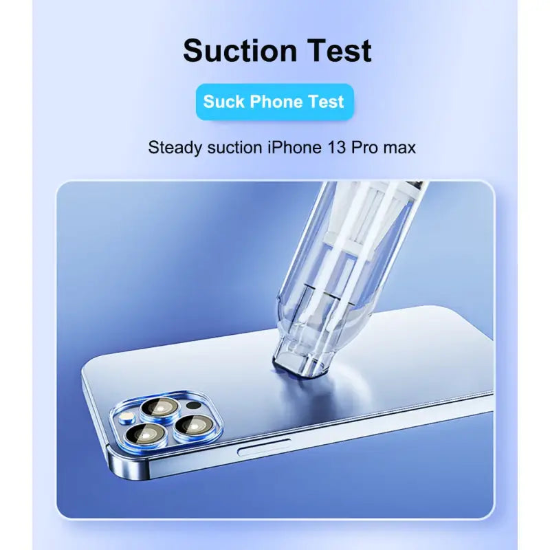the su iphone is shown with a blue background