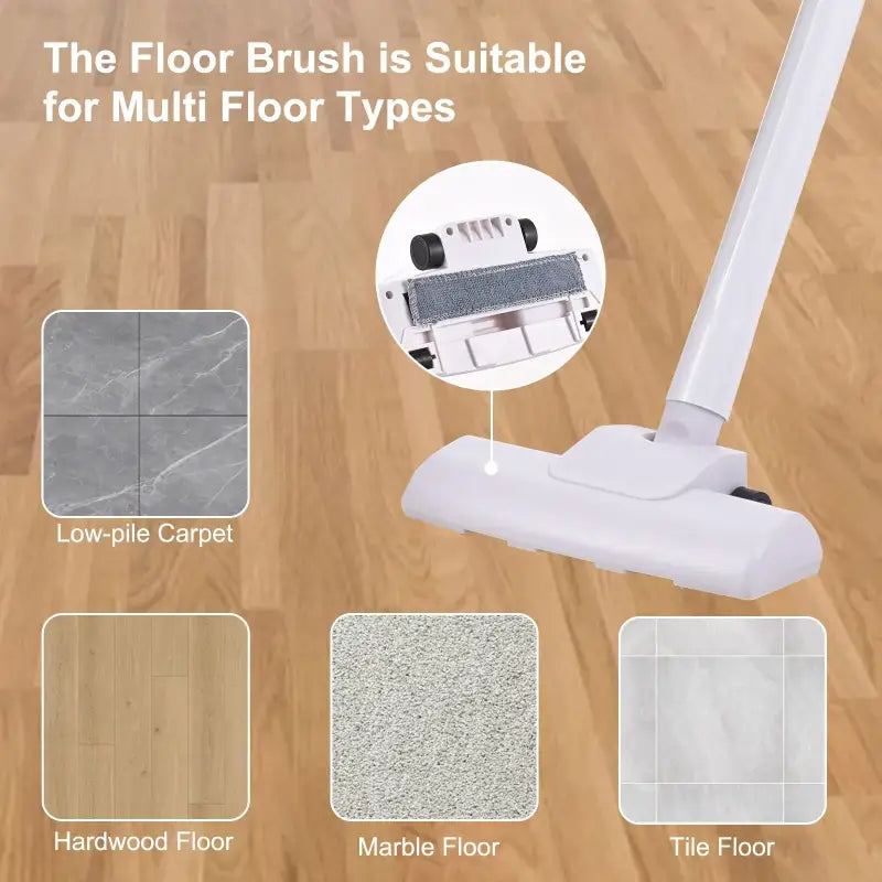 the floor brush is suitable for multi floor cleaning