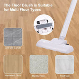 the floor brush is suitable for multi floor cleaning
