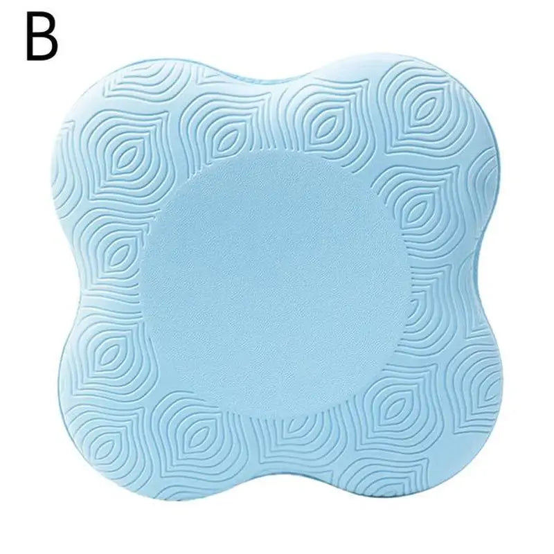 a blue memory pillow with a pattern on it