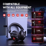 Gaming headset with multiple connectivity options.