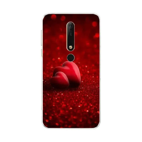 red heart back cover for motorola z3