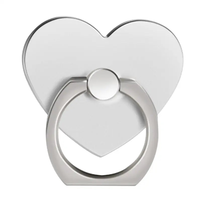 a close up of a heart shaped ring on a white background