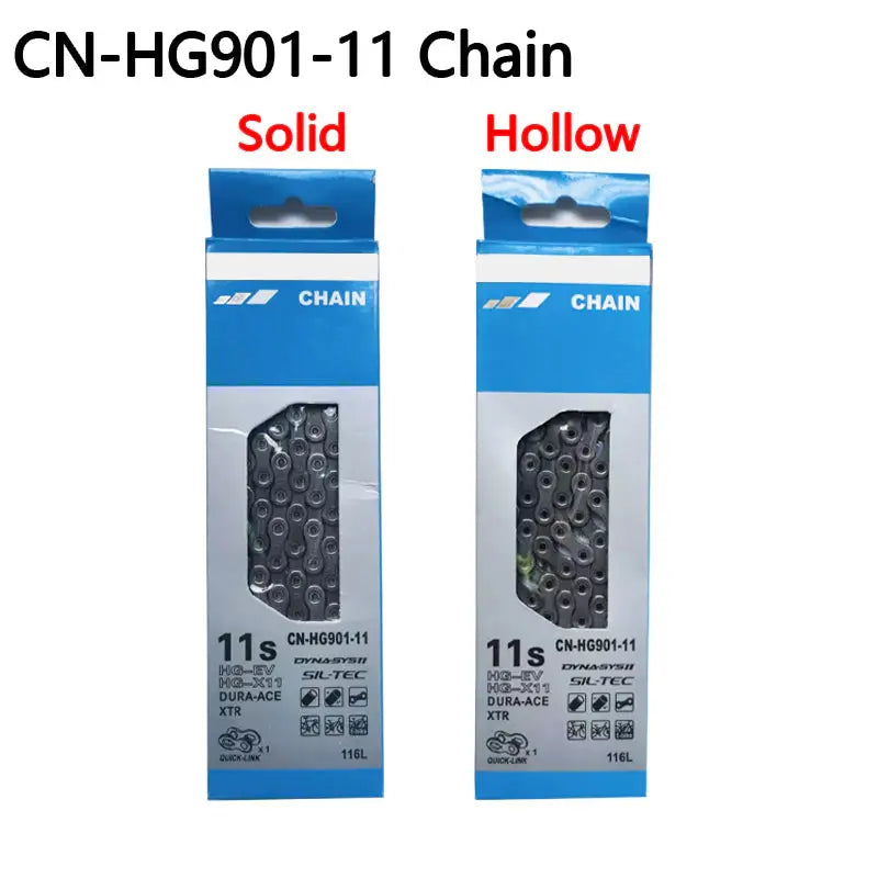 two boxes of chain are shown with the same chain